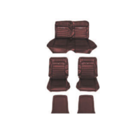 1964 - 1966 Mustang Coupe Pony Sport Seat (Dark Red)