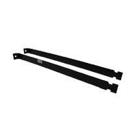 Ford F Truck 1980-97 Fuel Tank Straps BLACK - Side Mount - 17 Gallon