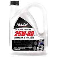 Nulon High Zinc Mineral 25W-60 Street and Track Engine Oil - 5 Litre