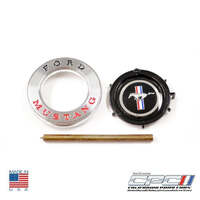 1964-1966 Mustang Standard 3 Spoke Horn Ring Emblem Kit