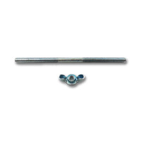Air Cleaner Stud 1/4" -20 4.5" Long with Wing Nut