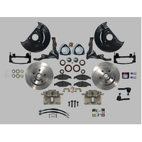 1964 - 1966 Mustang Front SN95 Twin Piston Disc Brake Conversion Kit V8 - At The Wheel