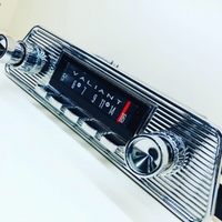 Tungsten-Series Bluetooth AM/FM DAB/DAB+ Radio Assembly - Chrome/Chrome Buttons for 1963-65 Chrysler Valiant AP5/AP6 - Chrome/Chrome Buttons