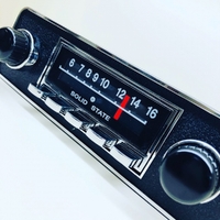 Tungsten-Series Bluetooth AM/FM DAB/DAB+ Radio Assembly - Chrome/Chrome Buttons for 1967-70 Valiant VE-VF-VG/1969-73 Galant GA-GB - Chrome/Chrome Butt