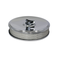 Air Cleaner Round 9? x 2? Chrome Holley, Edelbrock
