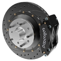 13" x 1" Rotor, Aluminum Hub and Hat with 4-Piston Radial Mount Caliper for Sculpted Spindle