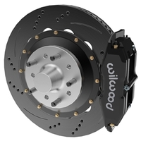 14" x 1-1/4" Rotor, Aluminum Hub and Hat with 6-Piston Radial Mount Caliper for Sculpted Spindle