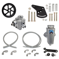 Remote Reservoir Sportsman Pump Kit with Serpentine Pulley - Ford Small-Block Short Deck