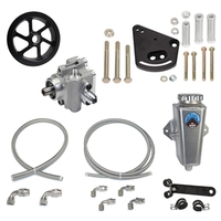 Remote Reservoir Sportsman Pump Kit with Serpentine Pulley - Ford Small-Block Tall Deck