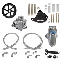 Remote Reservoir Sportsman Pump Kit with Serpentine Pulley - Ford Big-Block FE