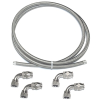 Stainless Braided Hose Kit for Integral Reservoir - Pro Pump