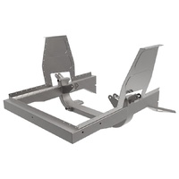 1967-1970 Mustang Weld-On Firewall-Forward Frame Clip for Tubular Anti-Roll Bar (Without Suspension) - Coyote & Modular Ford Engine Mount