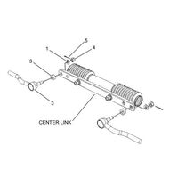 1964-1966 Mustang/1960-1965 Falcon/Comet Tie Rod Adaptor Set - .460 Minor Diameter
