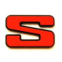 "S" Boot / Tailgate Badge RED for Ford Falcon XD XE XF S-Pack