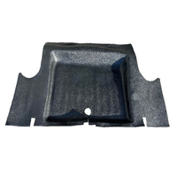 1964 - 1968 Mustang Trunk Heavy Duty Vinyl Mat (Coupe, Black)