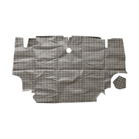 1964 - 1966 Mustang Fastback Trunk Mat (Plaid)