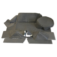 1970 Mustang Trunk Carpet Kit, Fastback (Black)