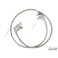 1964-1973 Ford Mustang Braided Stainless Steel C6 Kickdown Cable