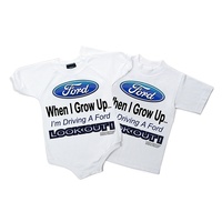Kids "Grow Up Ford" Onesie Size 12 Months