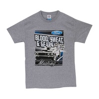 T-Shirt Blood Sweat & Gears (grey, medium)