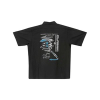 Mustang 5.0 Shaker Black Work Shirt (X-Large)