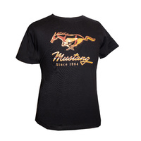 Mustang Since 1964 Ladies T-Shirt (Medium)