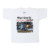 Kids "Grow Up Hot Rod" Onesie Size 12 Months