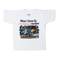 Kids "Grow Up Hot Rod" T-Shirt Size 18 Months