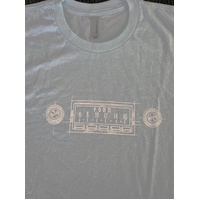 Retrosound Vintage Radio Mens TShirt - XL Baby Blue