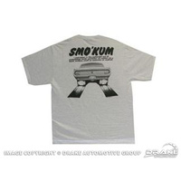 1965 Mustang Smokum T-Shirt (Gray, Small)