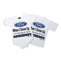 Kids "Grow Up Ford" Onesie