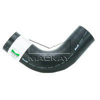 Low-Pressure Fuel & Oil 90° Universal Hose Bend - 57mm (2 ¼") ID x 170mm x 170mm Arm Lengths SAE J30R6 - Nitrile Rubber