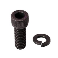Aluminium Valve Cover Bolt & Washer (Allen Head) Black - Single 