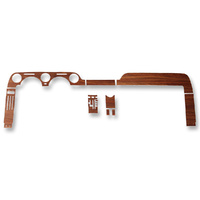 1968 Mustang Woodgrain Bezel & Panel Inserts
