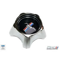 1967 Mustang Styled Steel Black Center Cap Assembly