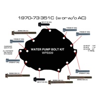 1970 - 1973 Mustang Water Pump Bolts (351C)