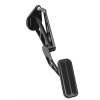 1964 - 1968 Mustang Midnight Series BLACK Lokar Billet Accelerator Pedal Kit - Cable