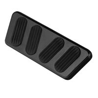 1968 - 1970 Mustang Midnight Series Black Lokar Billet Brake Pedal Kit