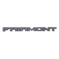 "FAIRMONT" Boot / Tailgate Badge SILVER BRUSHED for Ford Falcon XD XE