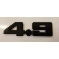 Fender Badge "4.9" Black XD XE XF Falcon