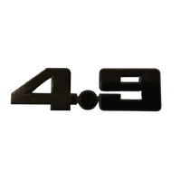 Fender Badge "4.9" Black XD XE XF Falcon