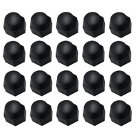 Black Wheel Nut Cap Set 20pcs for Ford Falcon XD XE XF S Pack GL Fairmont XG XH