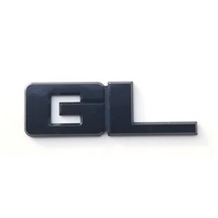 "GL" Boot / Tailgate Badge BLACK for Ford Falcon XD XE XF