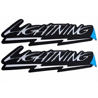 1999 - 2004 F150 "Lightning" Fender Emblem Namplate Set of 2