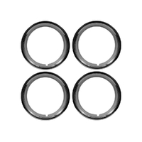 XW - XB Falcon Wheel Beauty Trim Brushed finish (Original Style Ring) - Set of 4