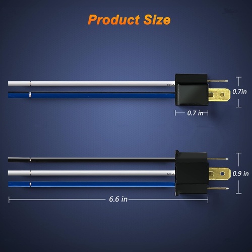 Headlight Plug & Pigtail H4 or 3 Pin Sealed Beam