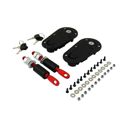 Flush Mount Lockable Hood Pin Kit