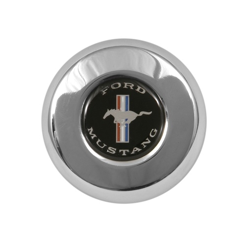 Grant 5688 Grant Horn Button Chrome Mustang Logo Classic & Challenger Wheels