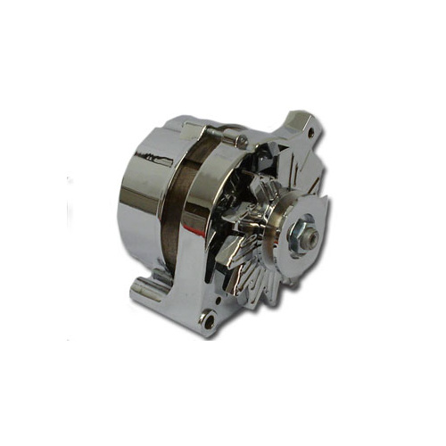 Ford 1G Alternator Chrome External Reg 100a
