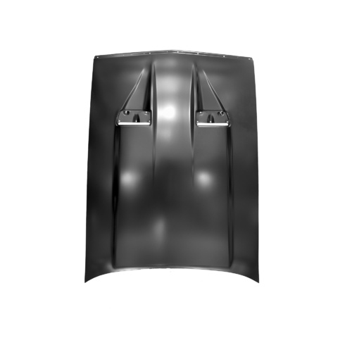 Dynacorn D1ZZ16612AR 1971 1973 Mustang Hood with 2 Scoop Cut Outs